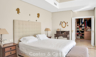 Stately luxury Andalusian-style mansion with sea views in Nueva Andalucia's golf valley, Marbella 779187 
