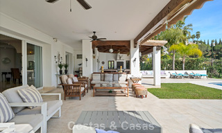 Stately luxury Andalusian-style mansion with sea views in Nueva Andalucia's golf valley, Marbella 779202 