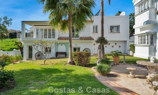 Stately luxury Andalusian-style mansion with sea views in Nueva Andalucia's golf valley, Marbella 779203 