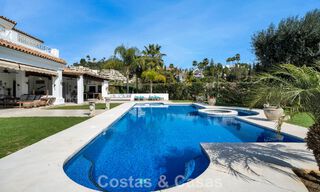 Stately luxury Andalusian-style mansion with sea views in Nueva Andalucia's golf valley, Marbella 779204 
