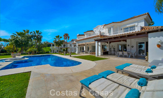 Stately luxury Andalusian-style mansion with sea views in Nueva Andalucia's golf valley, Marbella 779206 