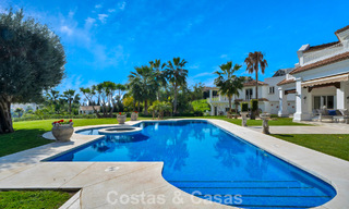 Stately luxury Andalusian-style mansion with sea views in Nueva Andalucia's golf valley, Marbella 779207 