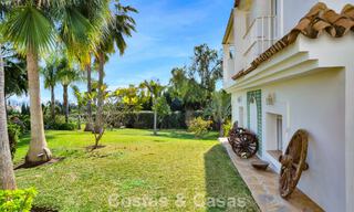 Stately luxury Andalusian-style mansion with sea views in Nueva Andalucia's golf valley, Marbella 779215 
