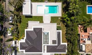 New, modernist designer villa for sale with golf course views in a golf resort, Marbella - Benahavis 55432 