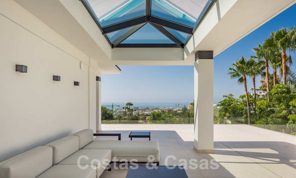 New, modernist designer villa for sale with golf course views in a golf resort, Marbella - Benahavis 55487