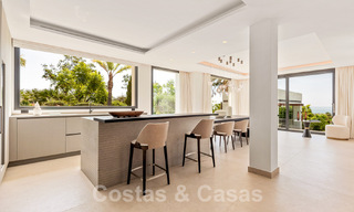 New, modernist designer villa for sale with golf course views in a golf resort, Marbella - Benahavis 55490 