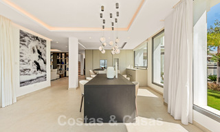 New, modernist designer villa for sale with golf course views in a golf resort, Marbella - Benahavis 55492 