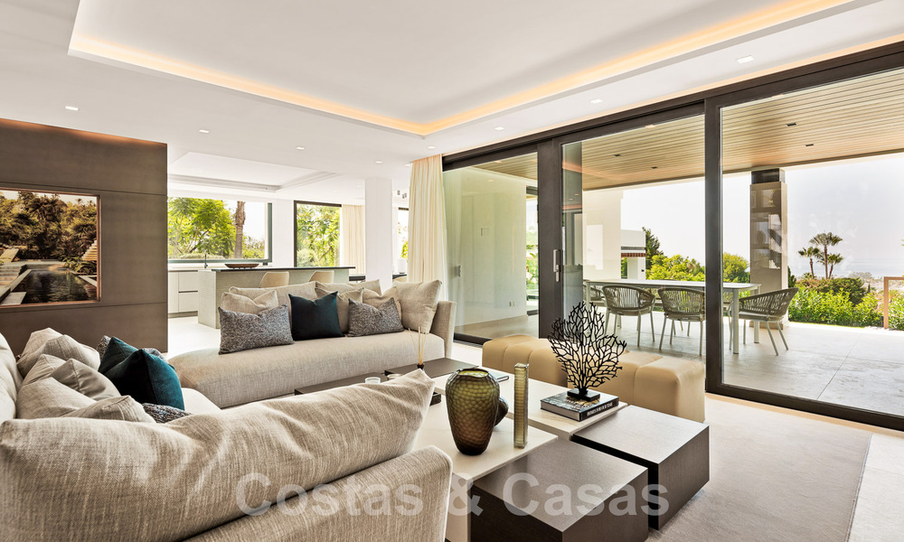 New, modernist designer villa for sale with golf course views in a golf resort, Marbella - Benahavis 55495