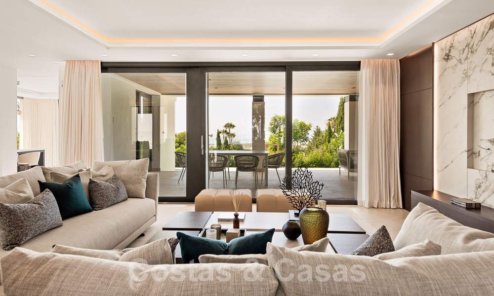 New, modernist designer villa for sale with golf course views in a golf resort, Marbella - Benahavis 55496