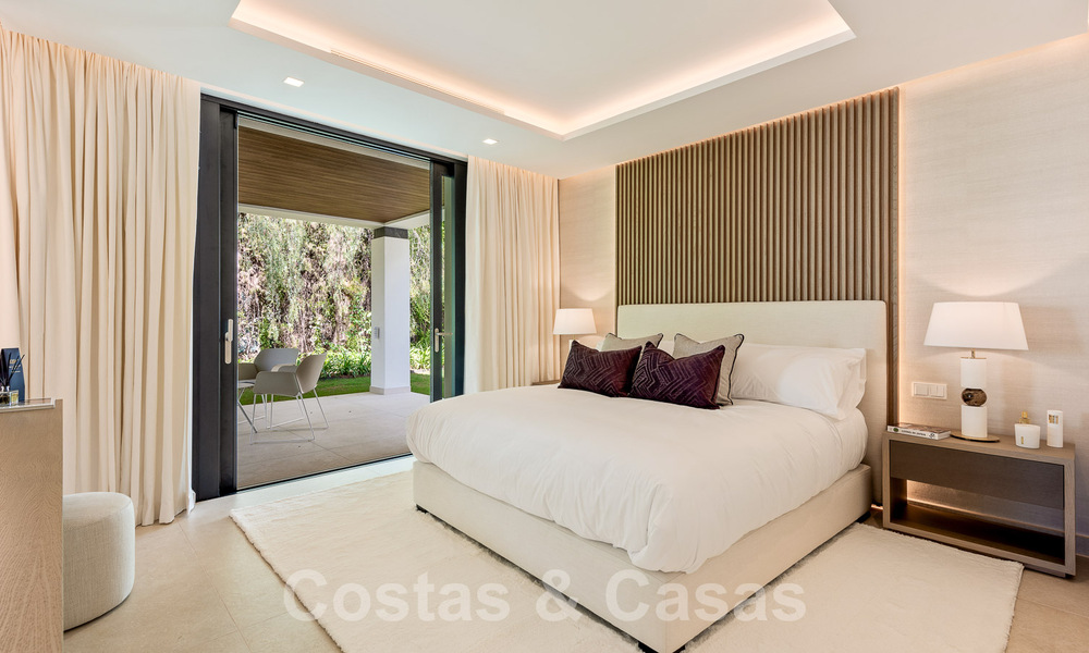 New, modernist designer villa for sale with golf course views in a golf resort, Marbella - Benahavis 55499