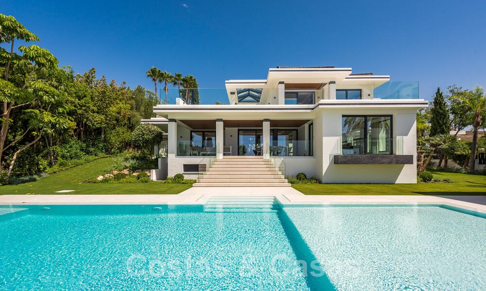 New, modernist designer villa for sale with golf course views in a golf resort, Marbella - Benahavis 55507