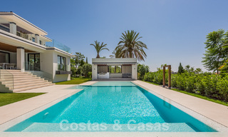 New, modernist designer villa for sale with golf course views in a golf resort, Marbella - Benahavis 55509 