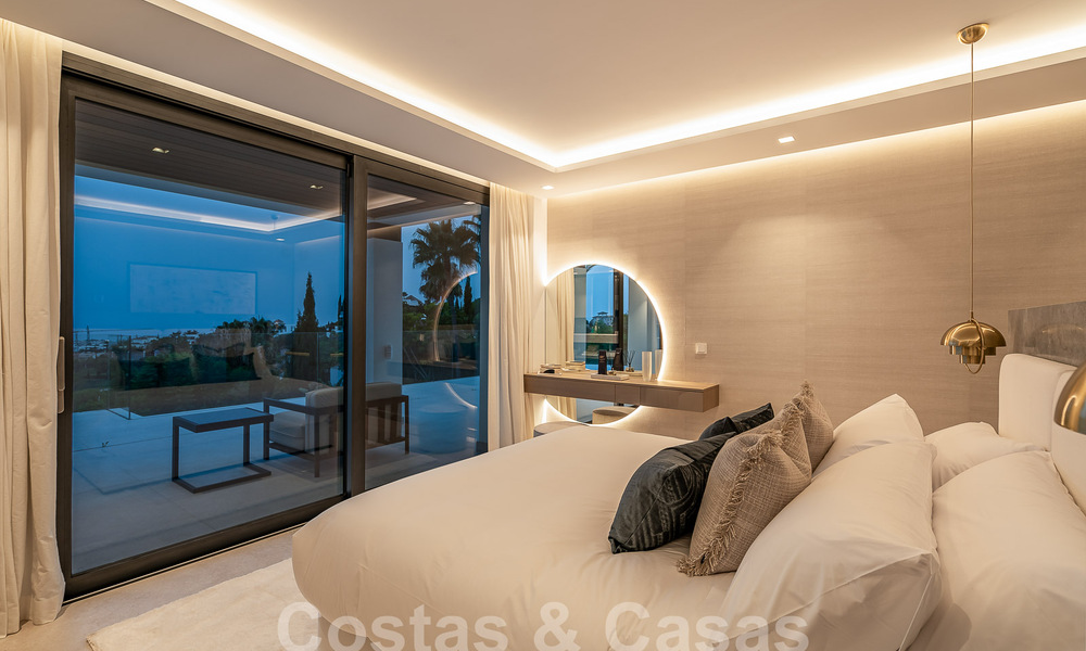 New, modernist designer villa for sale with golf course views in a golf resort, Marbella - Benahavis 55518