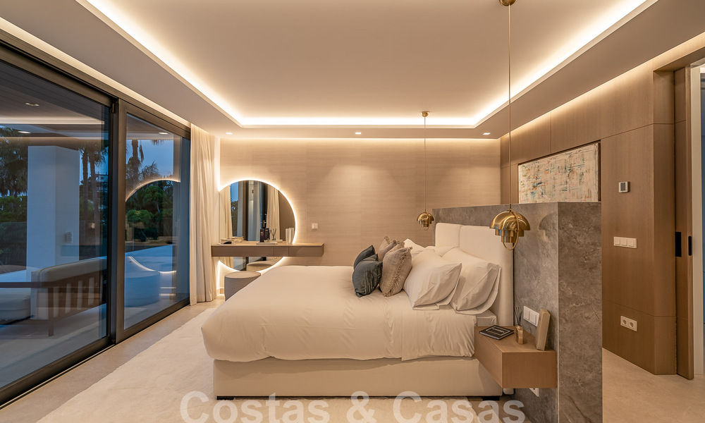 New, modernist designer villa for sale with golf course views in a golf resort, Marbella - Benahavis 55519