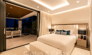 New, modernist designer villa for sale with golf course views in a golf resort, Marbella - Benahavis 55539 