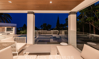 New, modernist designer villa for sale with golf course views in a golf resort, Marbella - Benahavis 55541 