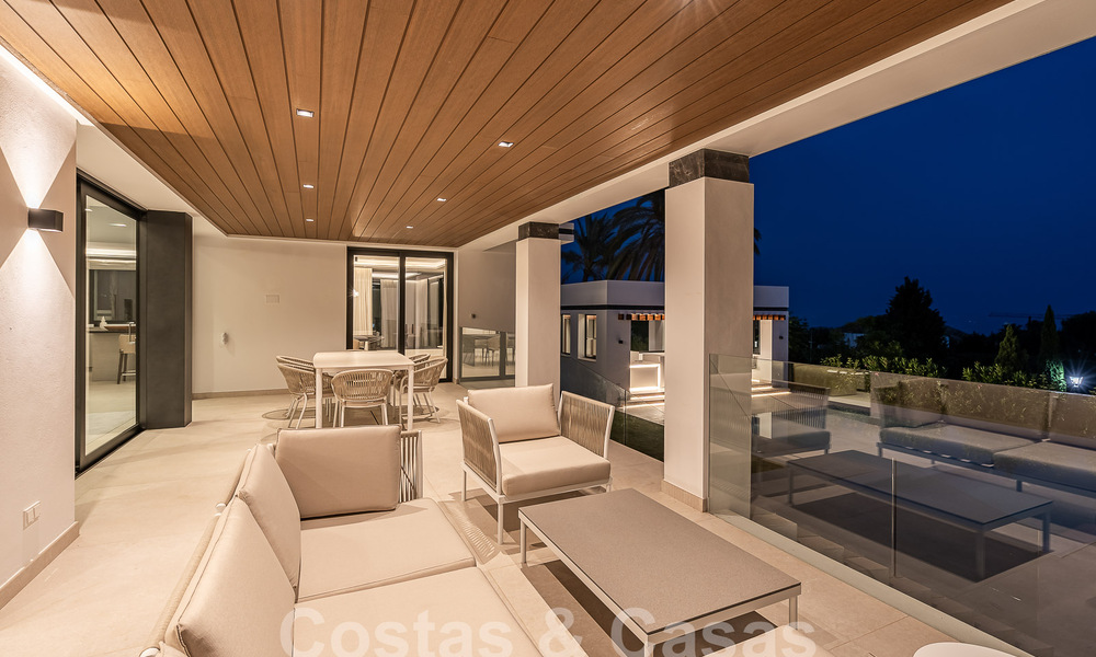 New, modernist designer villa for sale with golf course views in a golf resort, Marbella - Benahavis 55542