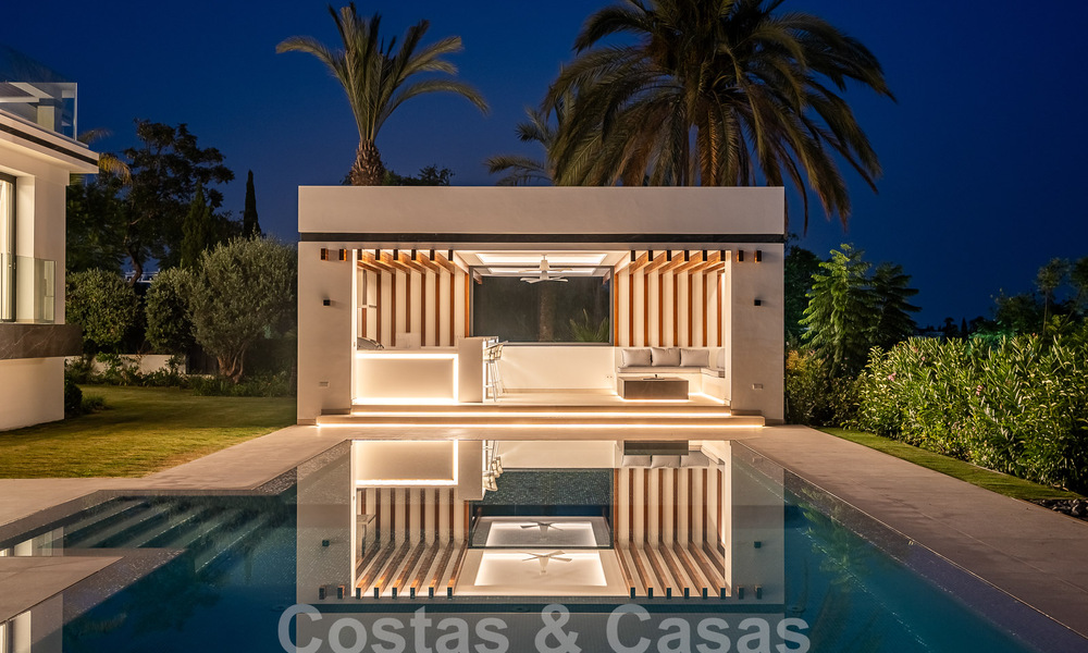 New, modernist designer villa for sale with golf course views in a golf resort, Marbella - Benahavis 55546
