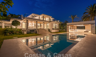 New, modernist designer villa for sale with golf course views in a golf resort, Marbella - Benahavis 55547 
