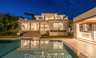 New, modernist designer villa for sale with golf course views in a golf resort, Marbella - Benahavis 55548 