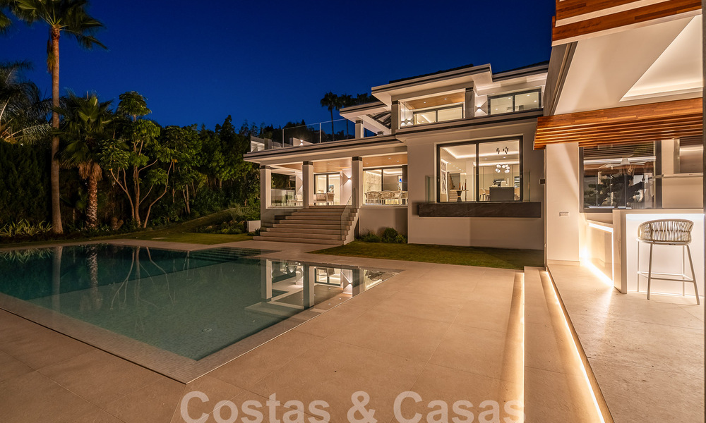 New, modernist designer villa for sale with golf course views in a golf resort, Marbella - Benahavis 55549