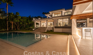 New, modernist designer villa for sale with golf course views in a golf resort, Marbella - Benahavis 55549 