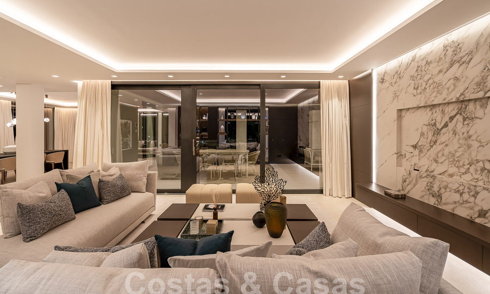 New, modernist designer villa for sale with golf course views in a golf resort, Marbella - Benahavis 55553