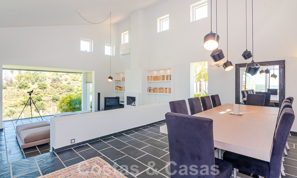 Spacious luxury villa for sale with panoramic sea views on a large plot in Mijas, Costa del Sol 55590