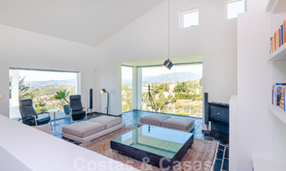 Spacious luxury villa for sale with panoramic sea views on a large plot in Mijas, Costa del Sol 55591 