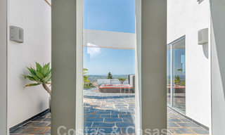 Spacious luxury villa for sale with panoramic sea views on a large plot in Mijas, Costa del Sol 55604 