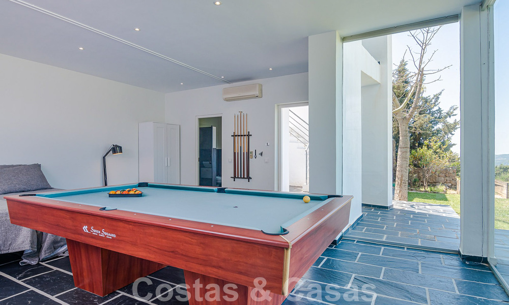 Spacious luxury villa for sale with panoramic sea views on a large plot in Mijas, Costa del Sol 55608