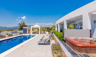Spacious luxury villa for sale with panoramic sea views on a large plot in Mijas, Costa del Sol 55610 