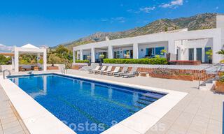 Spacious luxury villa for sale with panoramic sea views on a large plot in Mijas, Costa del Sol 55611 