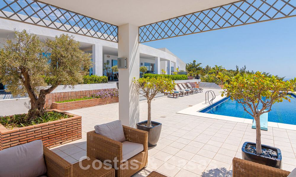 Spacious luxury villa for sale with panoramic sea views on a large plot in Mijas, Costa del Sol 55612