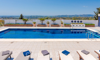 Spacious luxury villa for sale with panoramic sea views on a large plot in Mijas, Costa del Sol 55614 