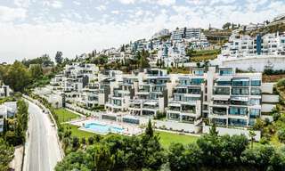 Luxurious, modern, ground floor apartment for sale with private heated pool and sea views, in Marbella - Benahavis 55640 
