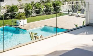 Luxurious, modern, ground floor apartment for sale with private heated pool and sea views, in Marbella - Benahavis 55643 