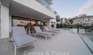 Luxurious, modern, ground floor apartment for sale with private heated pool and sea views, in Marbella - Benahavis 55646 