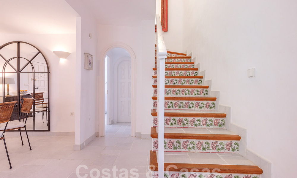 Beautiful, picturesque house for sale immersed in Andalusian charm a stone's throw from the beach in Guadalmina Baja, Marbella 55377