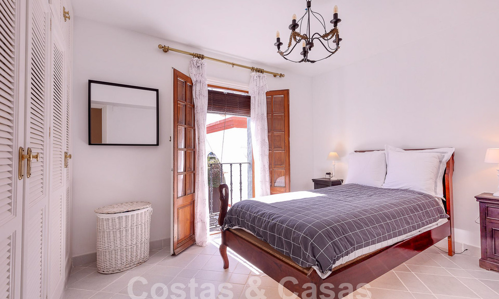 Beautiful, picturesque house for sale immersed in Andalusian charm a stone's throw from the beach in Guadalmina Baja, Marbella 55382