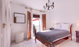 Beautiful, picturesque house for sale immersed in Andalusian charm a stone's throw from the beach in Guadalmina Baja, Marbella 55382 