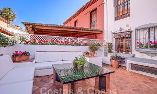 Beautiful, picturesque house for sale immersed in Andalusian charm a stone's throw from the beach in Guadalmina Baja, Marbella 55389 