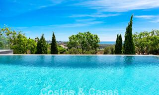 New, modernist designer villa for sale with stunning sea views in five-star golf resort in Marbella - Benahavis 55823 