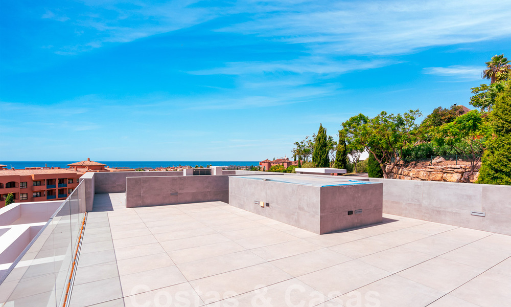 New, modernist designer villa for sale with stunning sea views in five-star golf resort in Marbella - Benahavis 55827