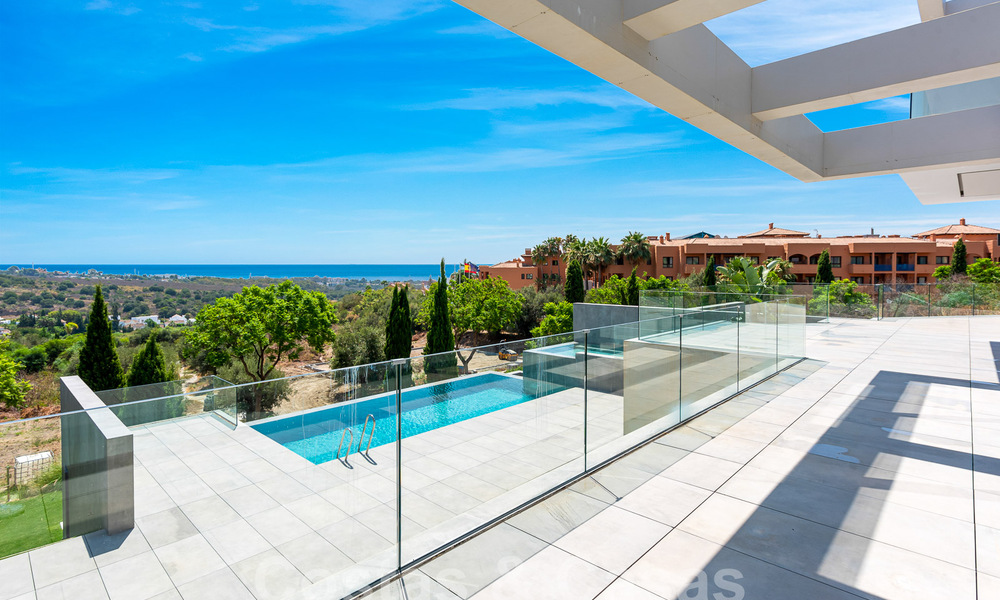 New, modernist designer villa for sale with stunning sea views in five-star golf resort in Marbella - Benahavis 55831