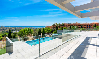 New, modernist designer villa for sale with stunning sea views in five-star golf resort in Marbella - Benahavis 55831 