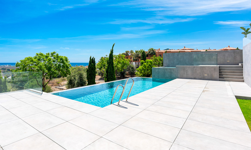 New, modernist designer villa for sale with stunning sea views in five-star golf resort in Marbella - Benahavis 55832