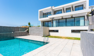 New, modernist designer villa for sale with stunning sea views in five-star golf resort in Marbella - Benahavis 55835 