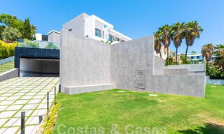 New, modernist designer villa for sale with stunning sea views in five-star golf resort in Marbella - Benahavis 55838 