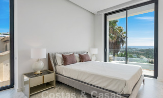 New, modernist designer villa for sale with stunning sea views in five-star golf resort in Marbella - Benahavis 55844 